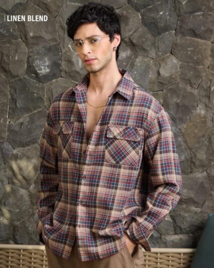 Cotton Linen Checks: Terrain